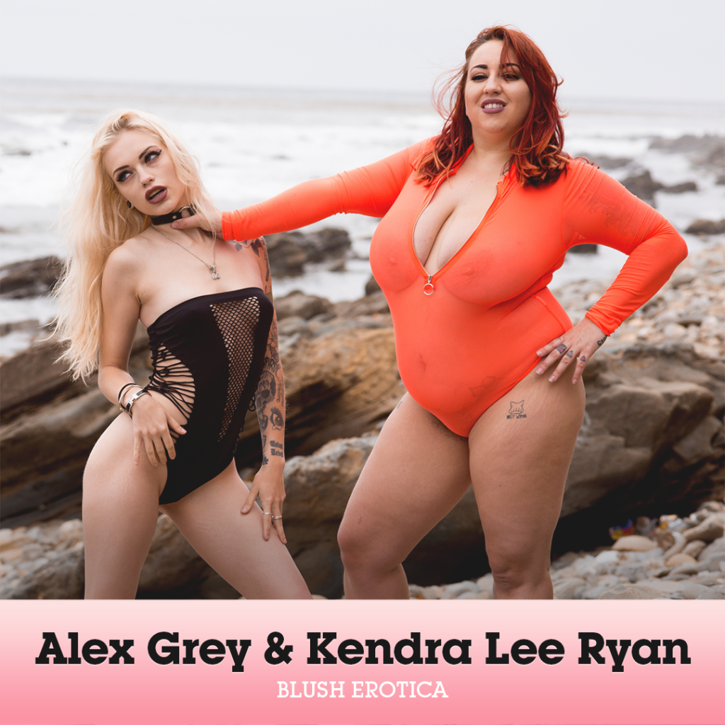 Large/Small Lesbian Vibrator Play Alex Grey and Kendra Lee Ryan