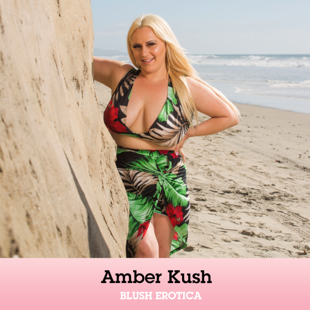 Big Boob BBW Blonde Amber Kush Blush Erotica